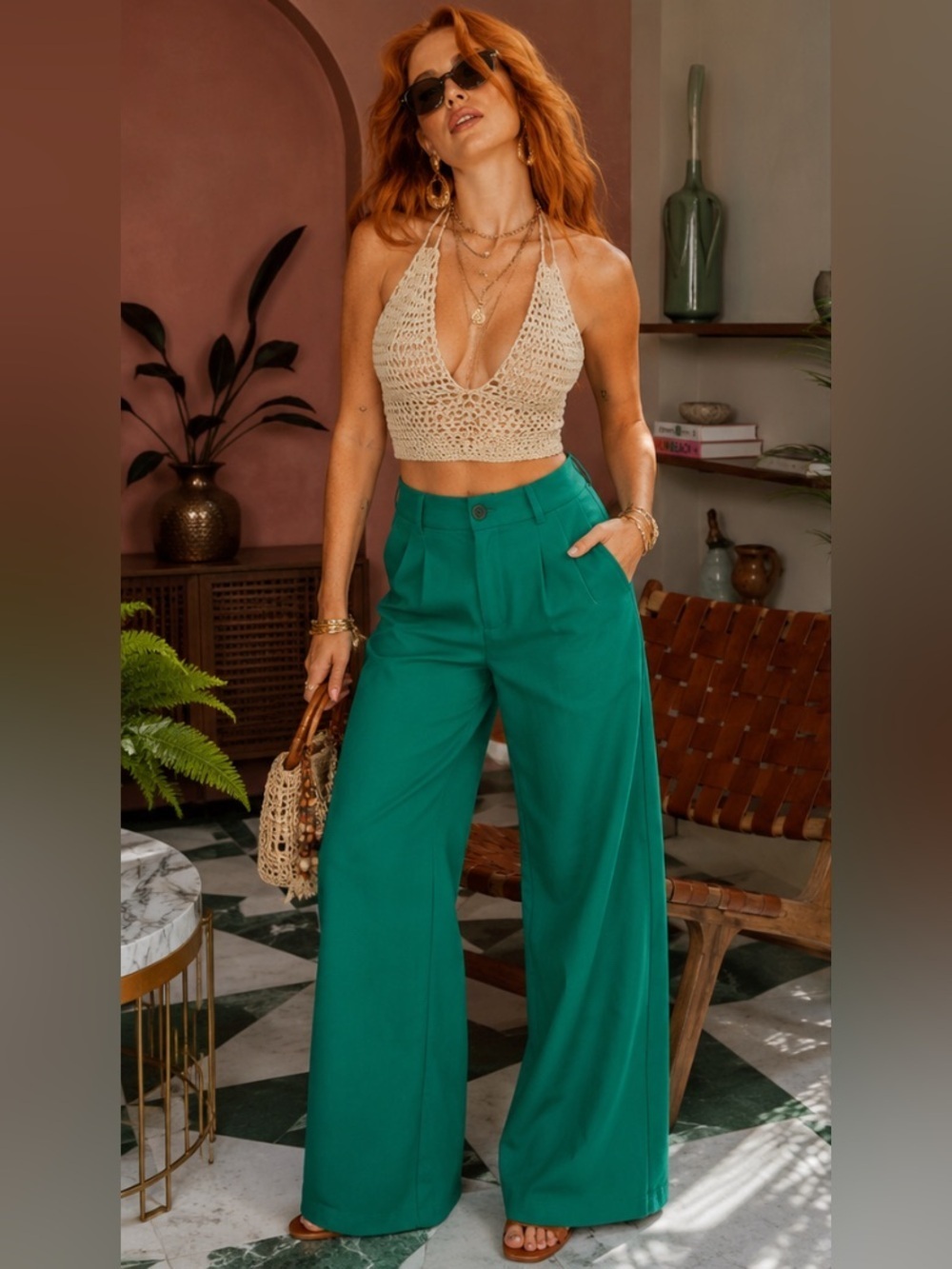 Princess Polly wide leg trousers